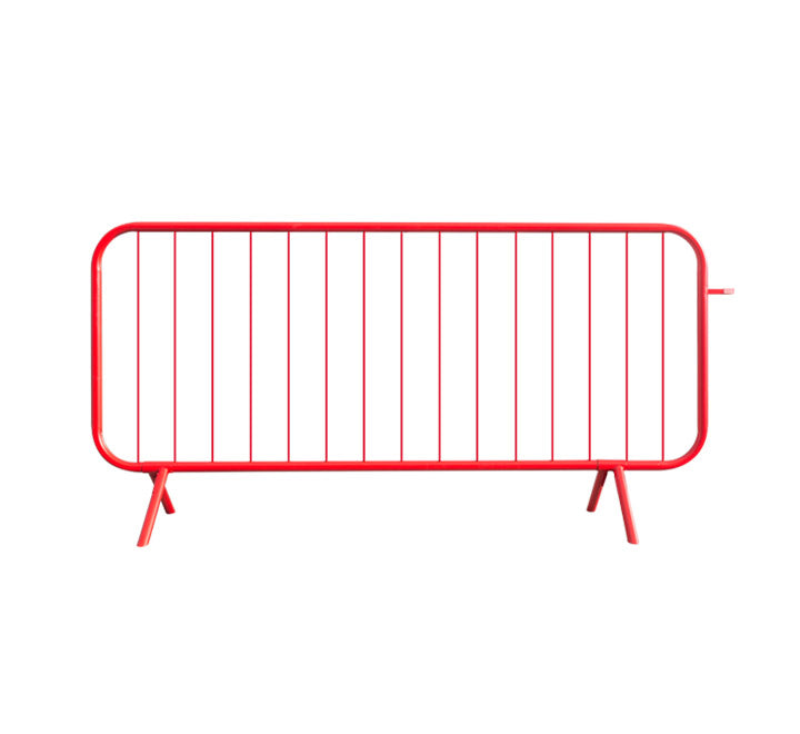 Crowd Control Barrier with Fixed Legs - Red